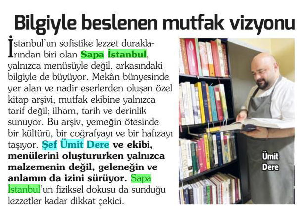 Bilgiyle Beslenen Mutfak Vizyonu